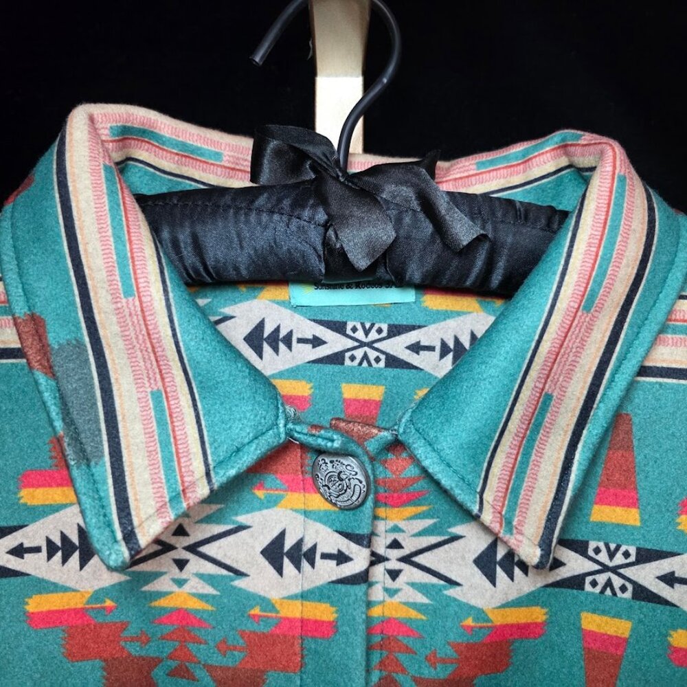 NWOT Sunshine & Rodeos Aztec Shacket 3XL - Picture 3 of 14